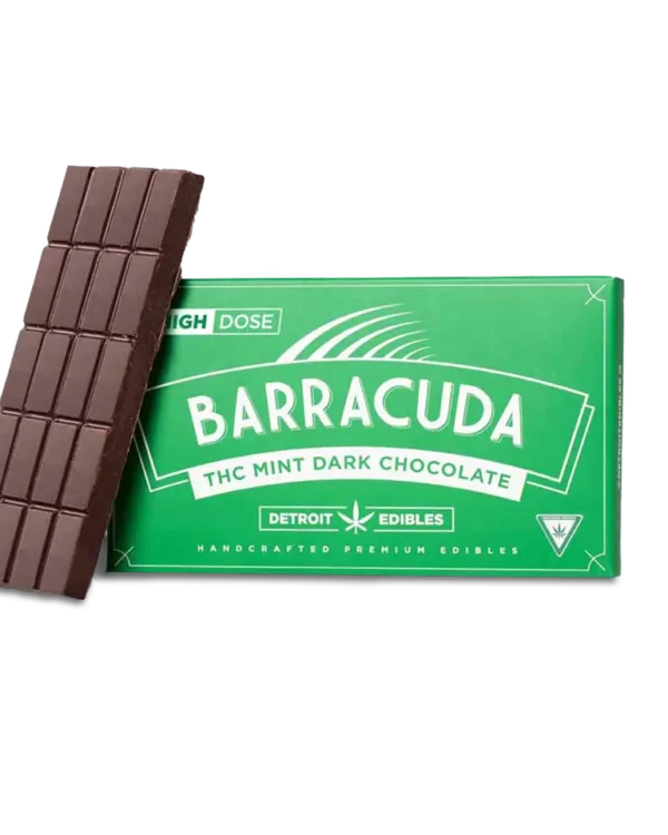 Mint Dark Chocolate Barracuda Bar 200mg