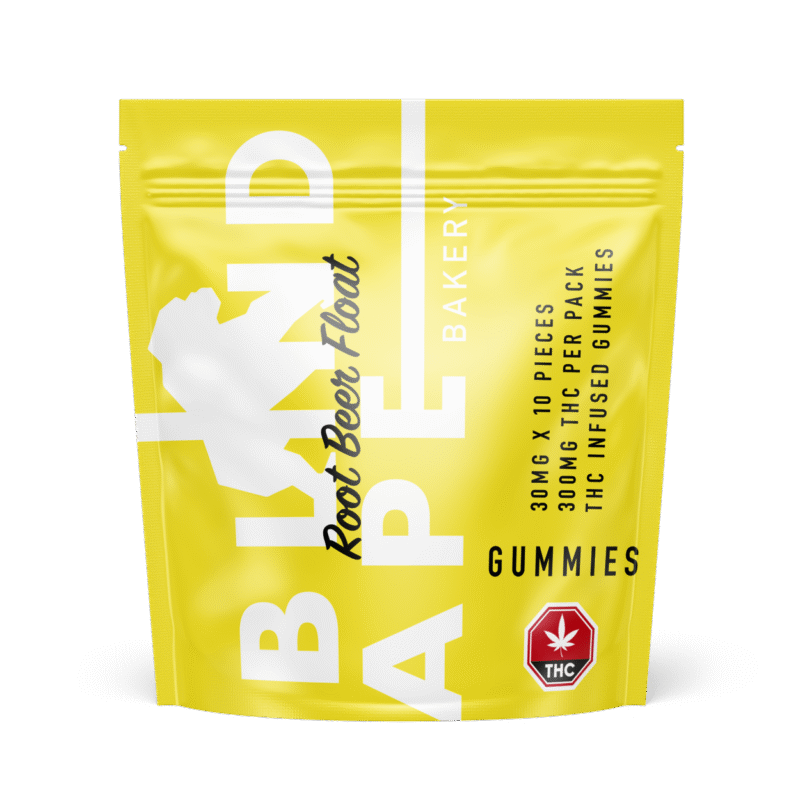 Blind Ape – Root Beer Float 300mg THC Gummies
