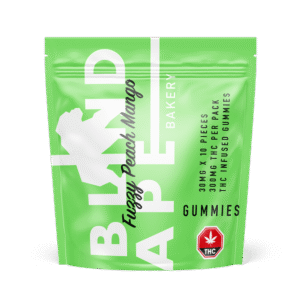 Blind Ape – Fuzzy Peach Mango 300mg THC Gummies